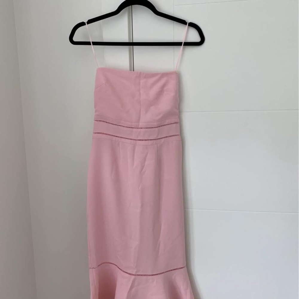 Pink Strapless Dress - Size 0 - BNWT